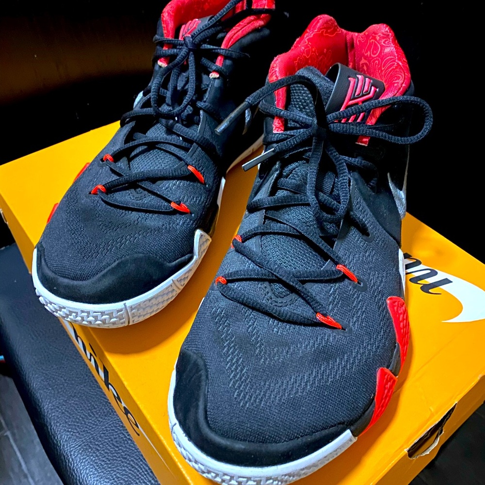 Men’s Nike, Kyrie Irving basketball shoes.